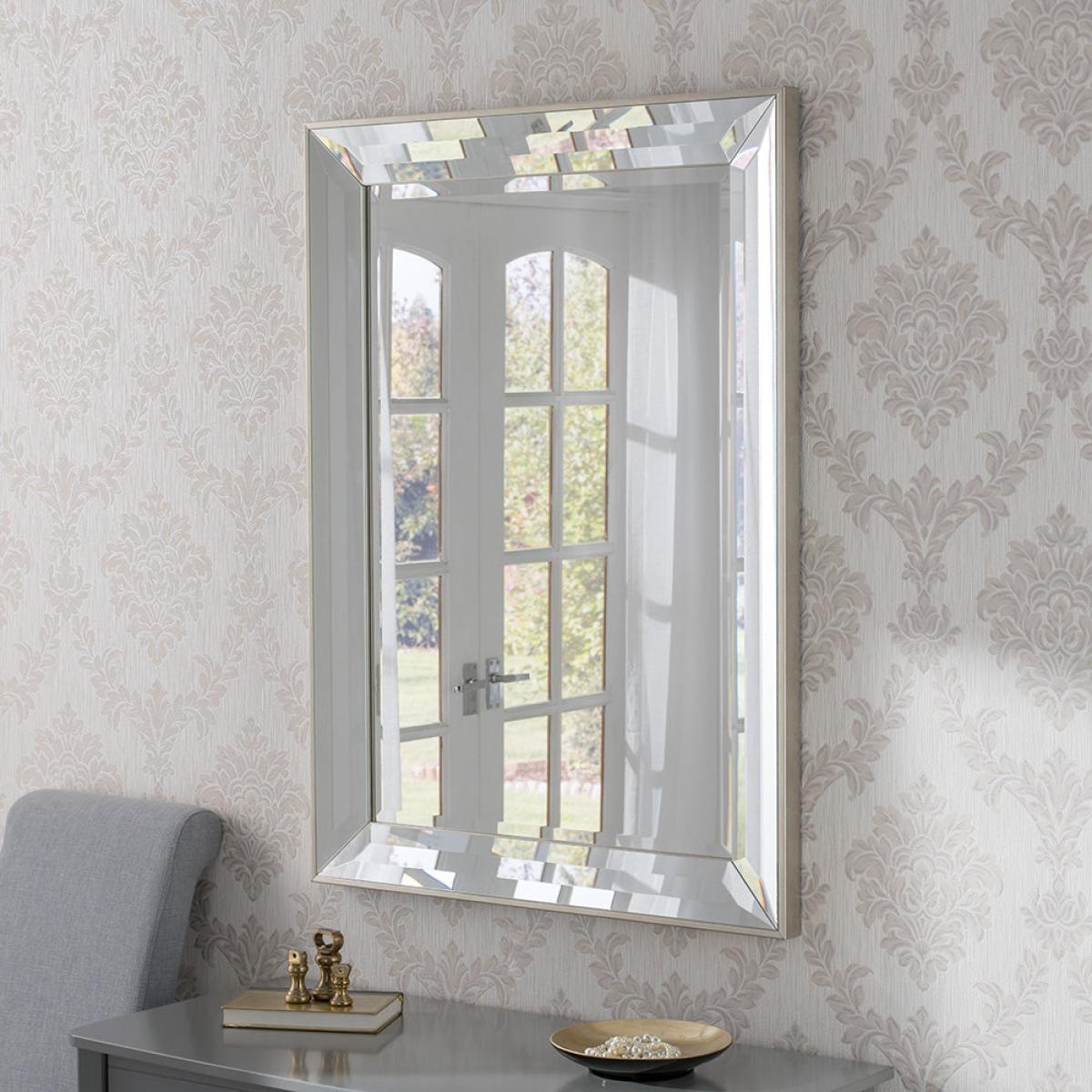 Olivia's Angola Wall Mirror in Champagne – image 1