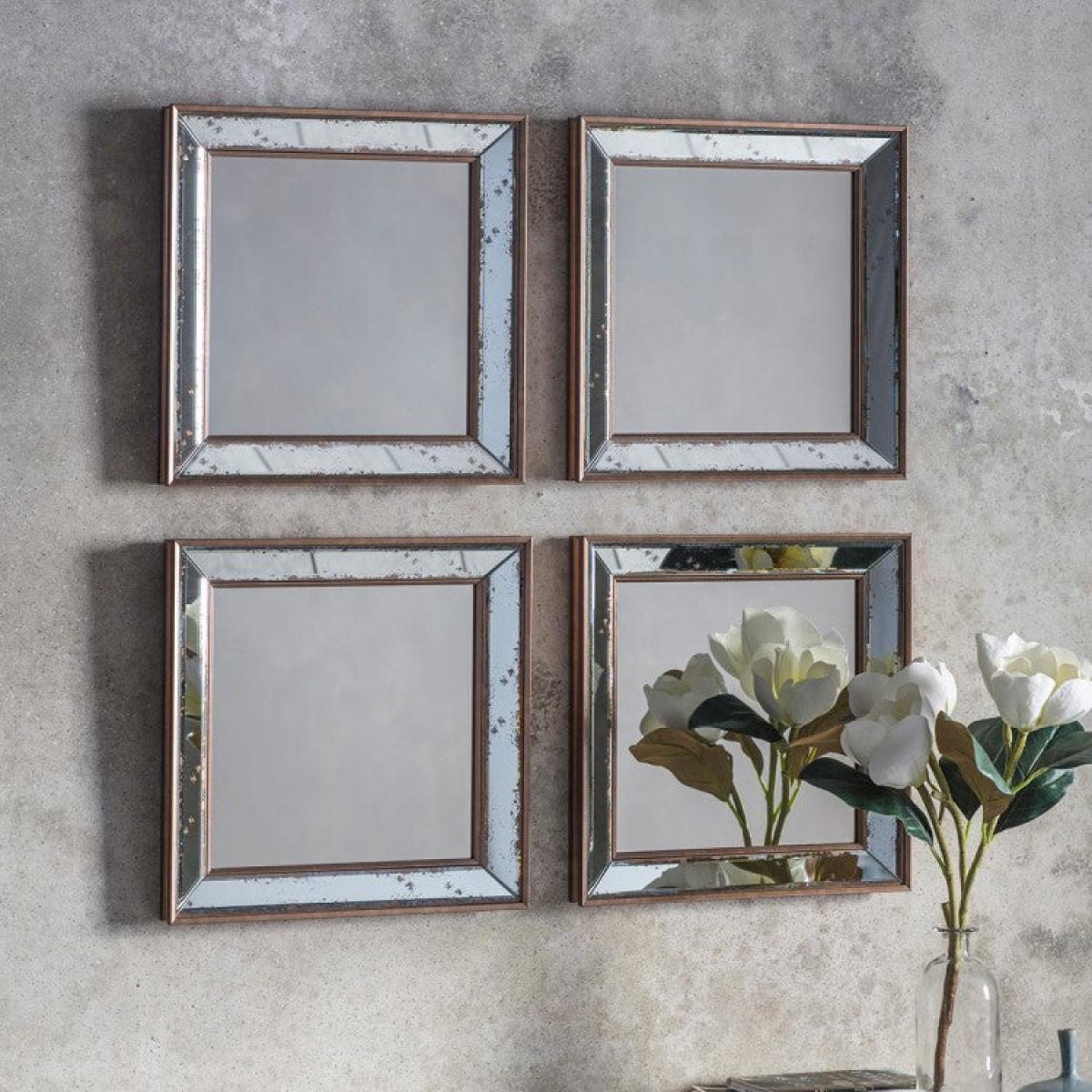 Gallery Interiors Bambra Mirror Square (4pk) – image 2