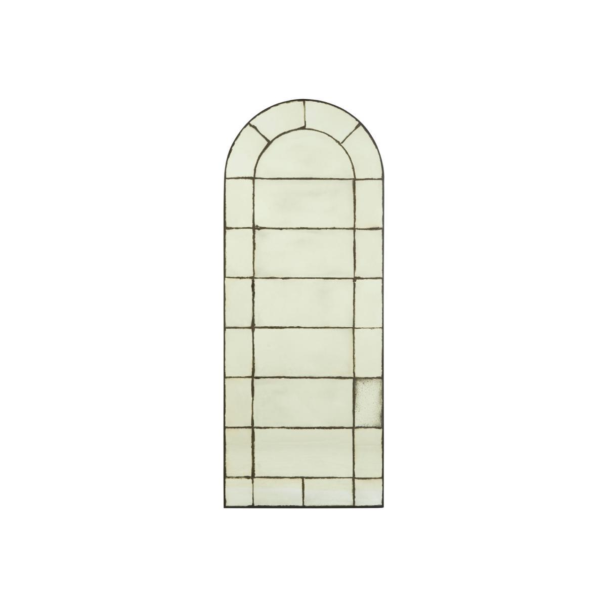 Olivia's Ray Wall Mirror Window Effect Grey – image 1