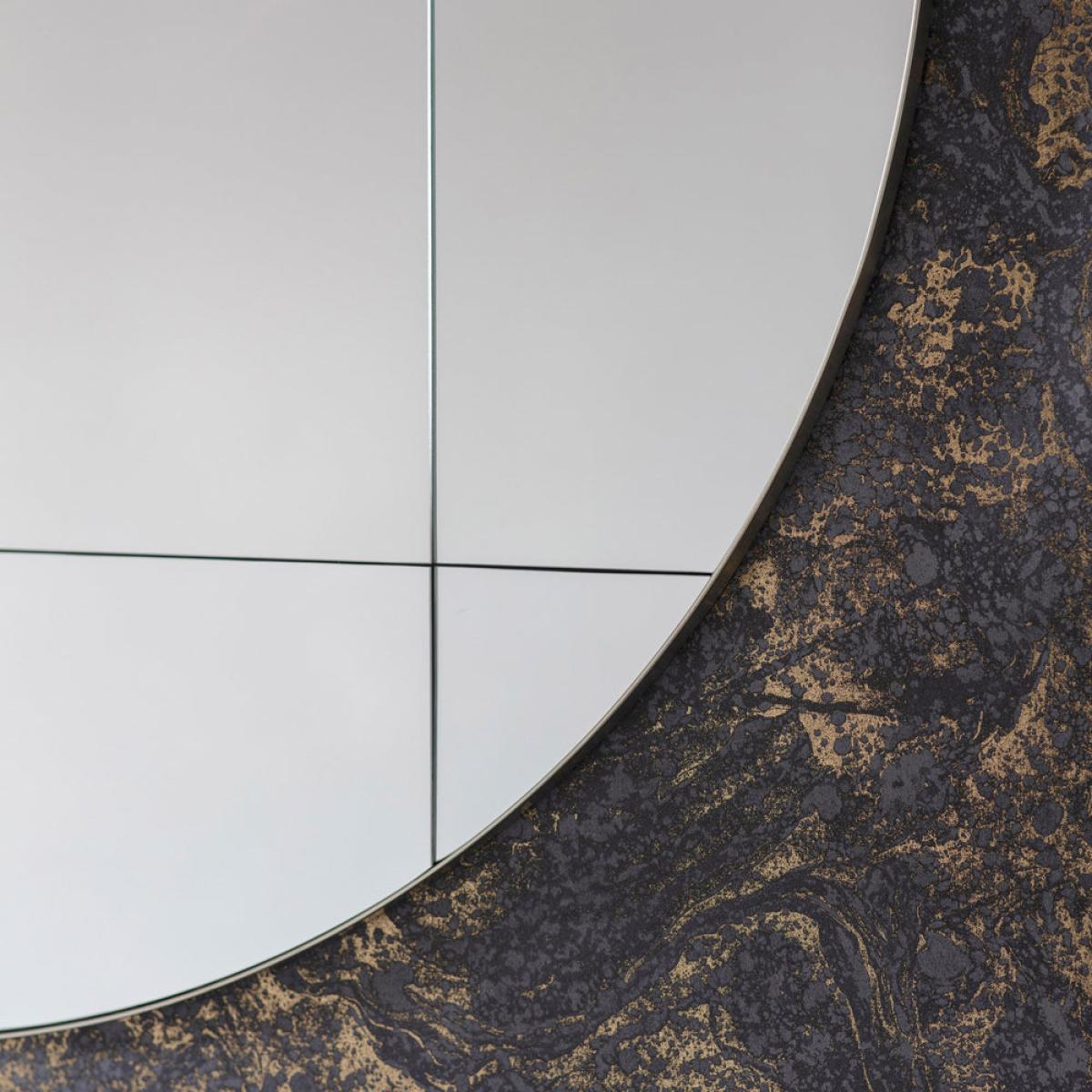 Gallery Interiors Boxley Silver Mirror – image 4