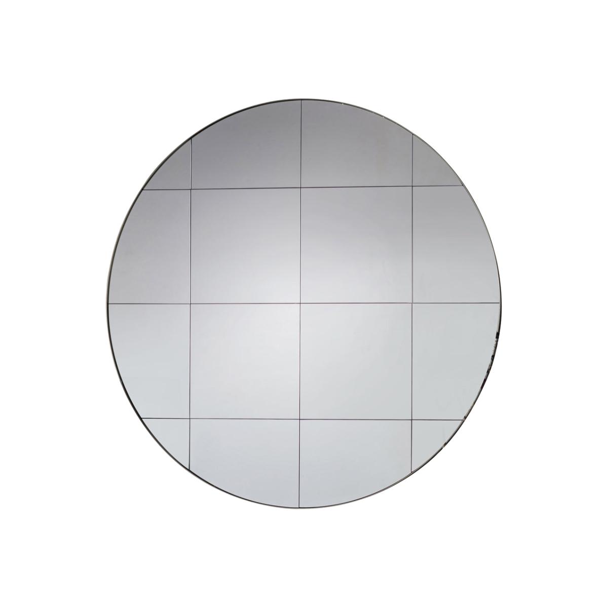 Gallery Interiors Boxley Silver Mirror – image 1