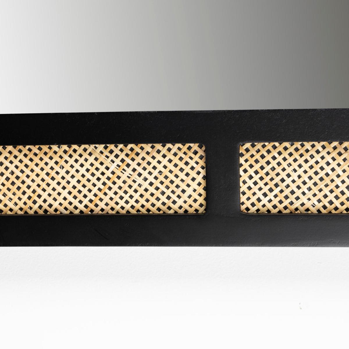 Olivia's Nordic Living Collection Ada Oval Wall Mirror in Black & Beige – image 7