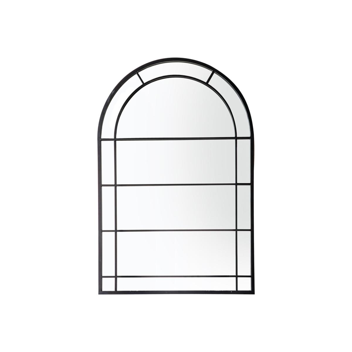 Gallery Interiors Pinto Outdoor Mirror in Black
