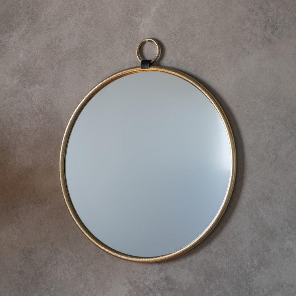 Gallery Direct Bayswater Gold Round Mirror | Outlet – image 2
