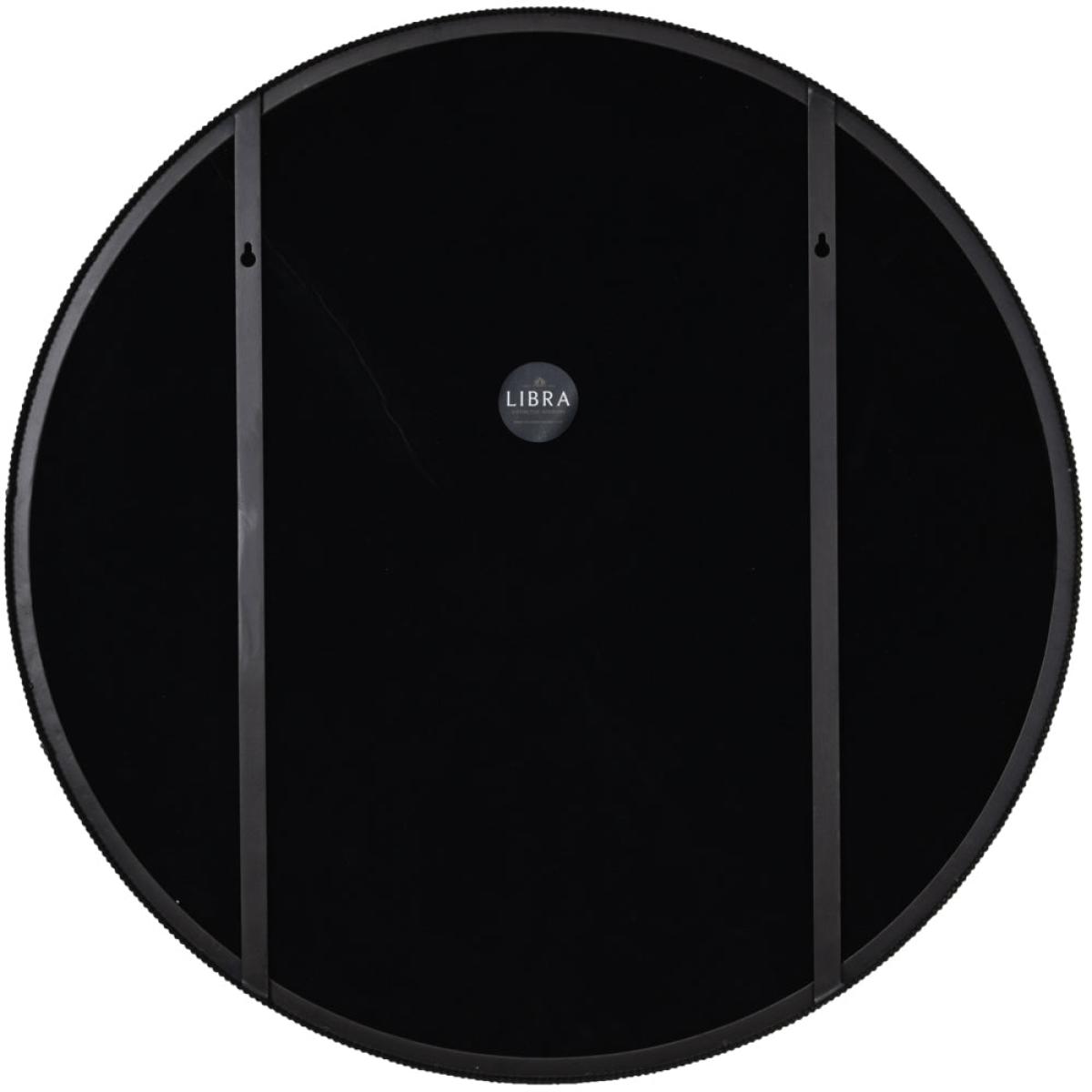 Libra Calm Neutral Collection - Knightsbridge Round Mirror Dark Bronze Finish 80 cm Diameter – image 3