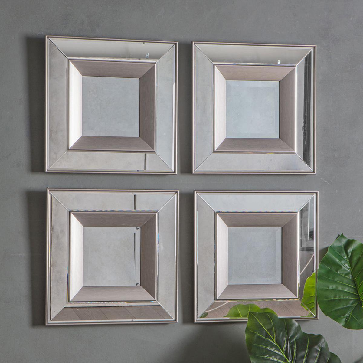 Gallery Interiors Madrid 4 Square Mirrors – image 3