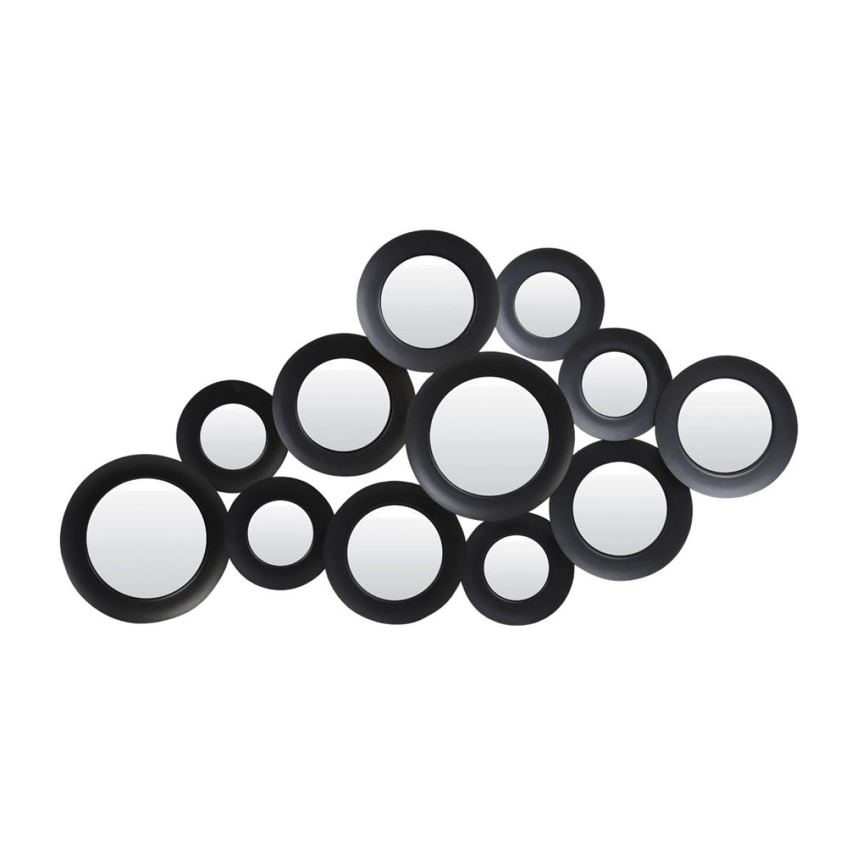 Light & Living Ispilu Wall Mirror Matt Black