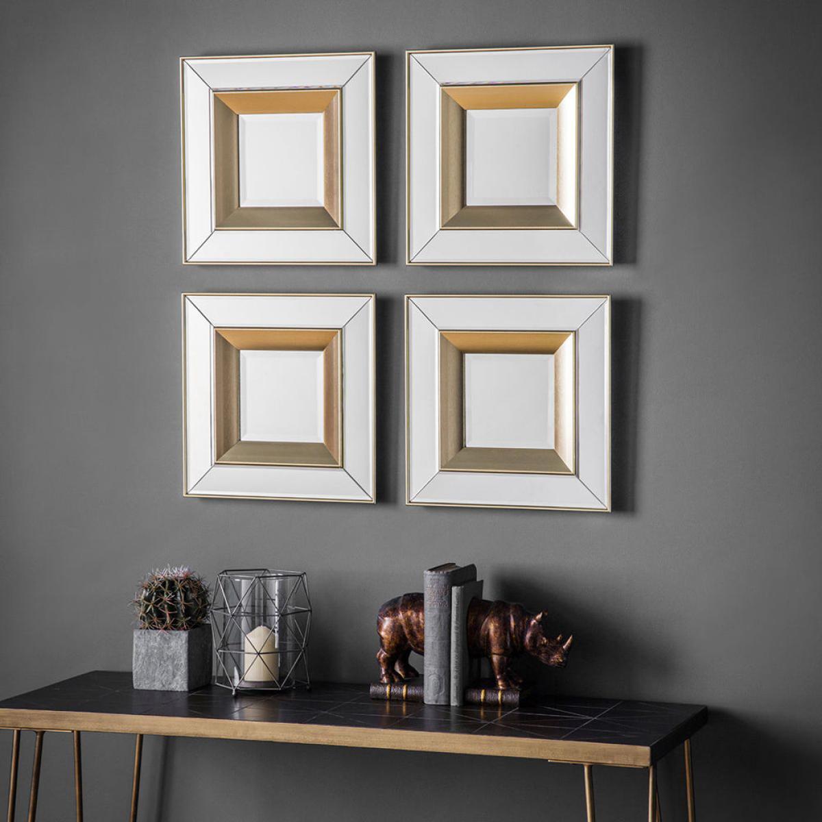 Gallery Interiors Phantom Mirror / Gold / Rectangle – image 7