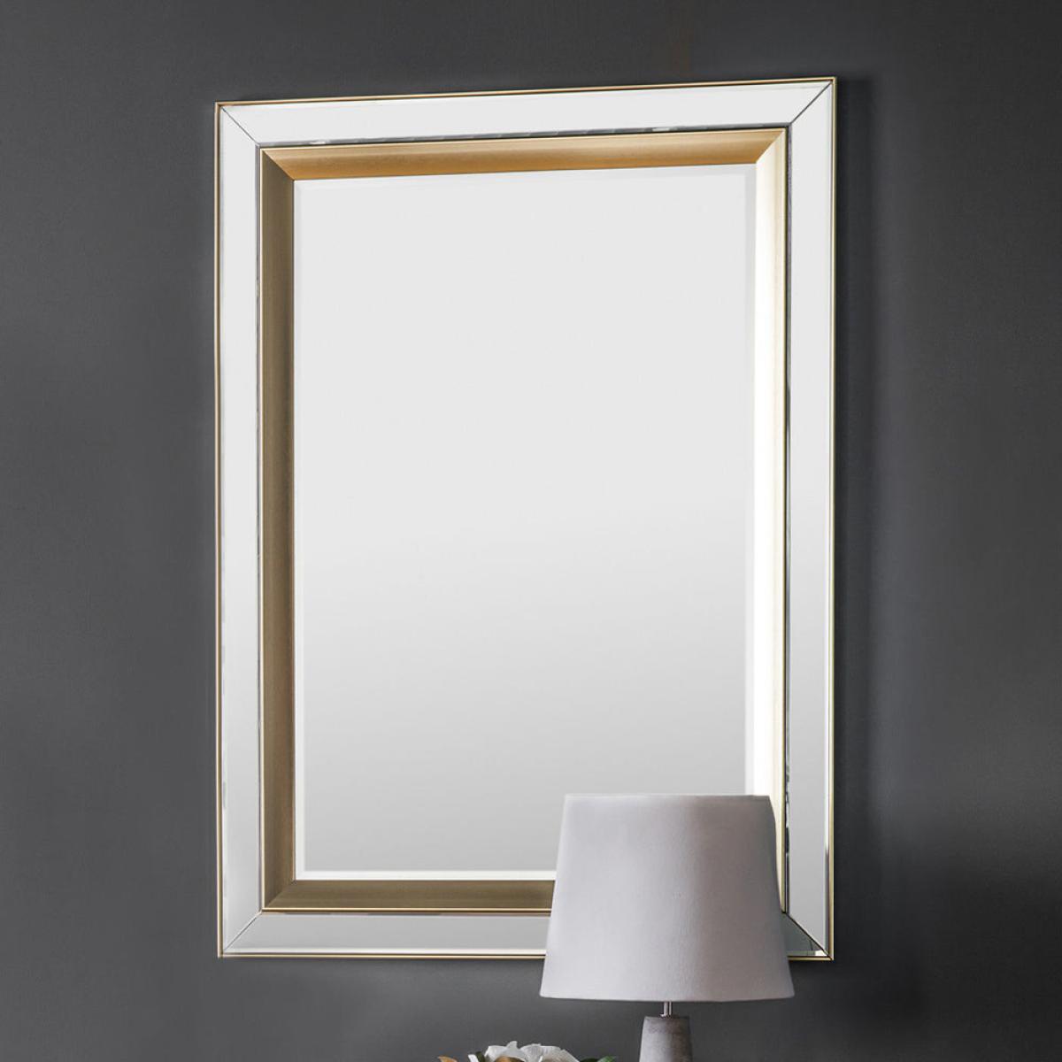 Gallery Interiors Phantom Mirror / Gold / Rectangle – image 9