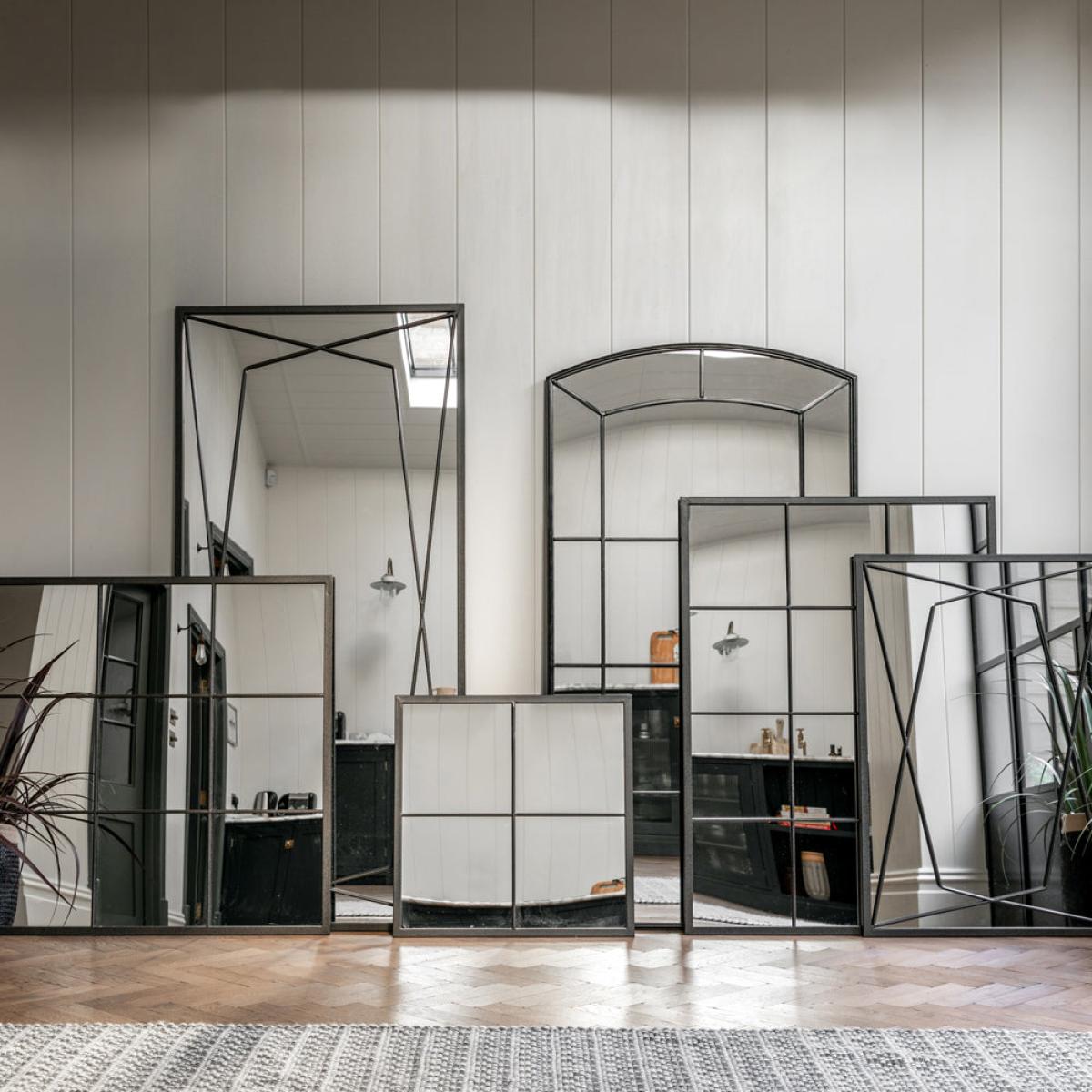 Gallery Interiors Stafford Wall Mirror in Black / Medium – image 3