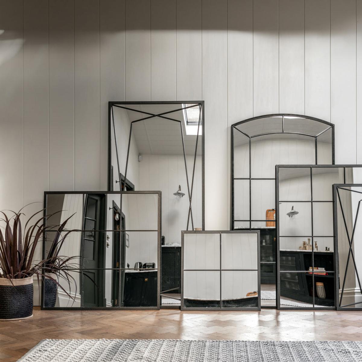 Gallery Interiors Stafford Wall Mirror in Black / Medium – image 5