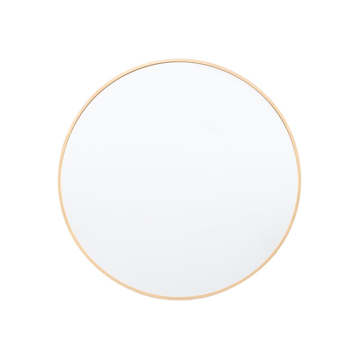 Gallery Interiors Yarlett Round Wall Mirror in Gold | Outlet – image 1
