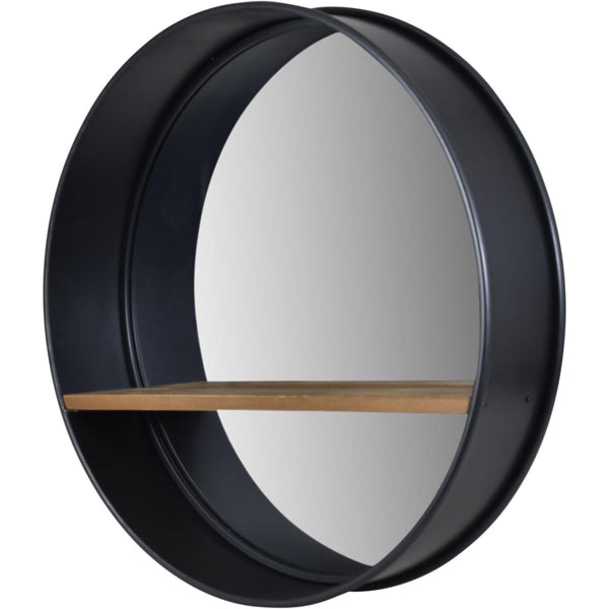 Libra Kempsey With Wooden Shelf Wall Mirror – image 2