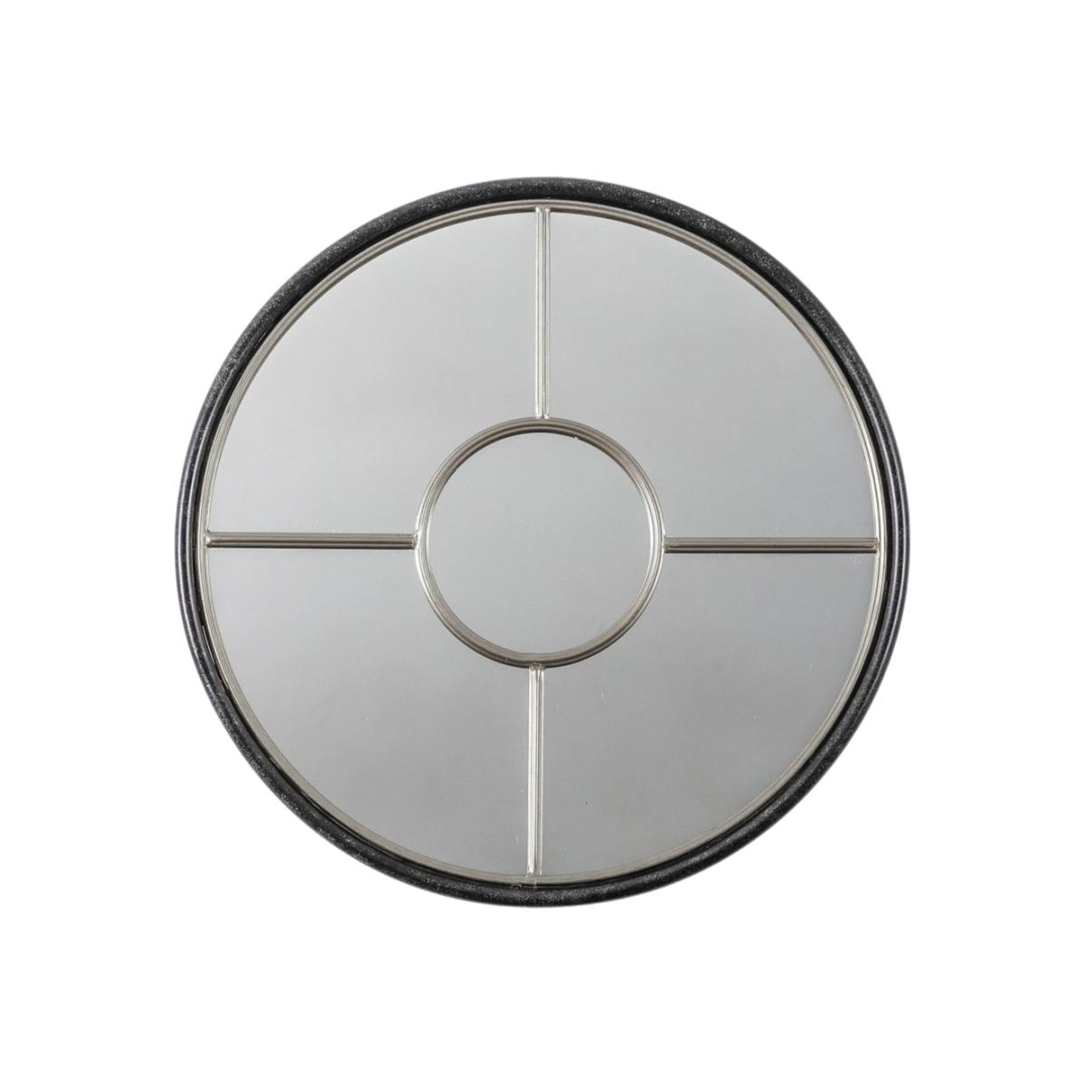 Gallery Interiors Ovesen Mirror Black And Silver | Outlet / Small – image 1