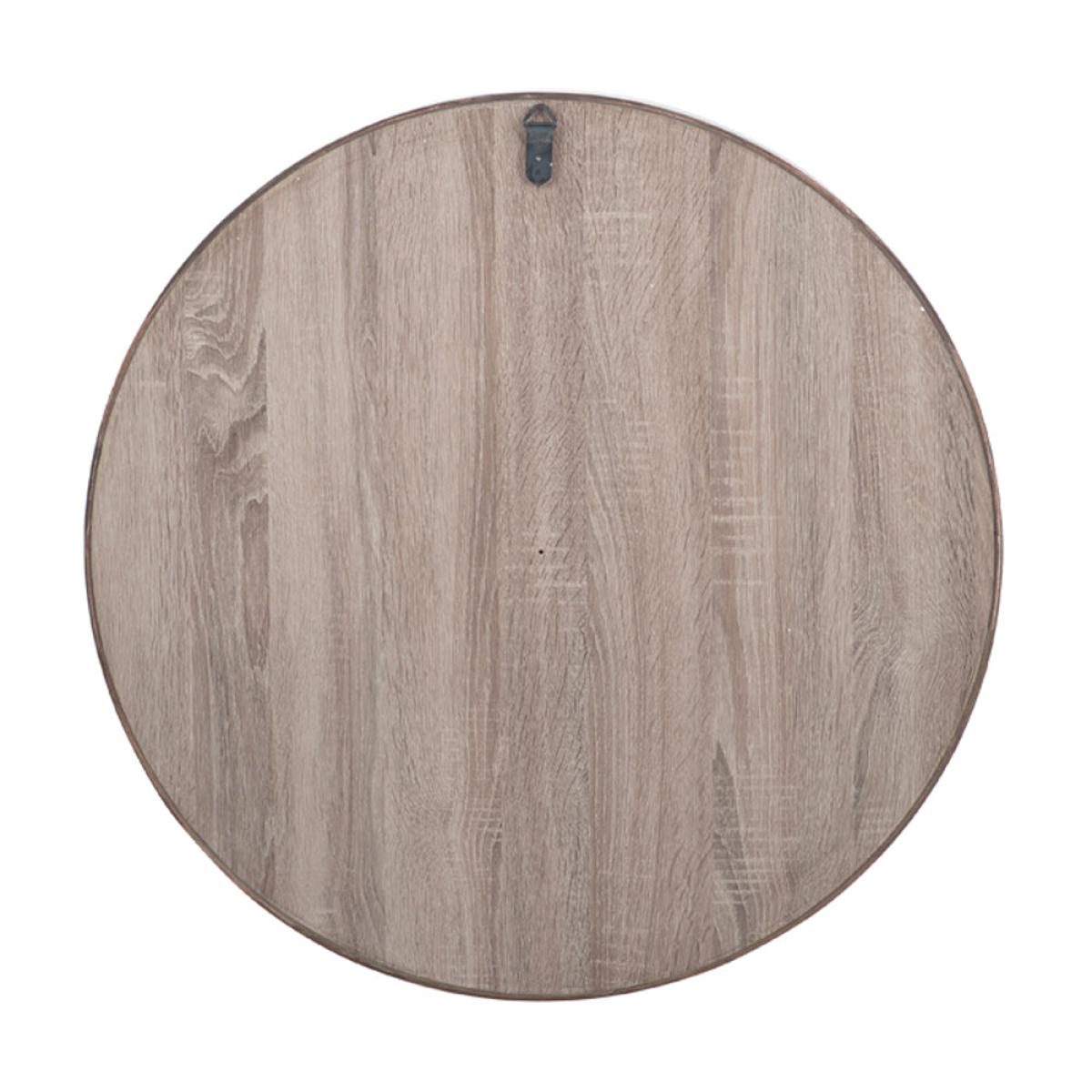 Olivia's Antonio Natural Wood Veneer Round Wall Mirror – image 5