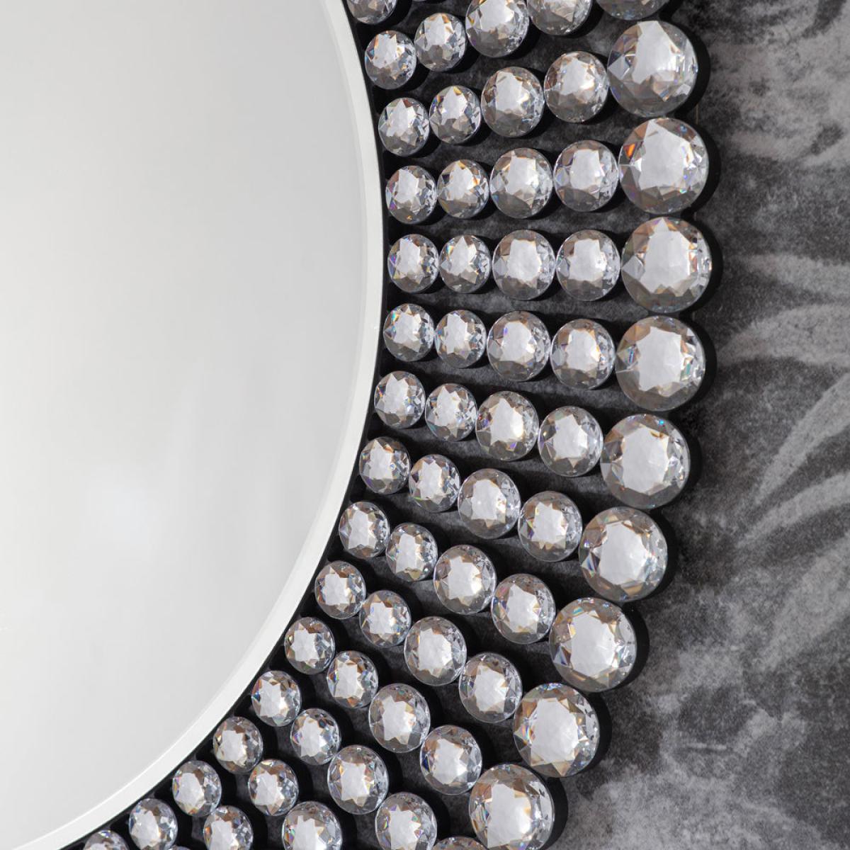 Gallery Interiors Sharrington Mirror / Grey / Oval – image 5