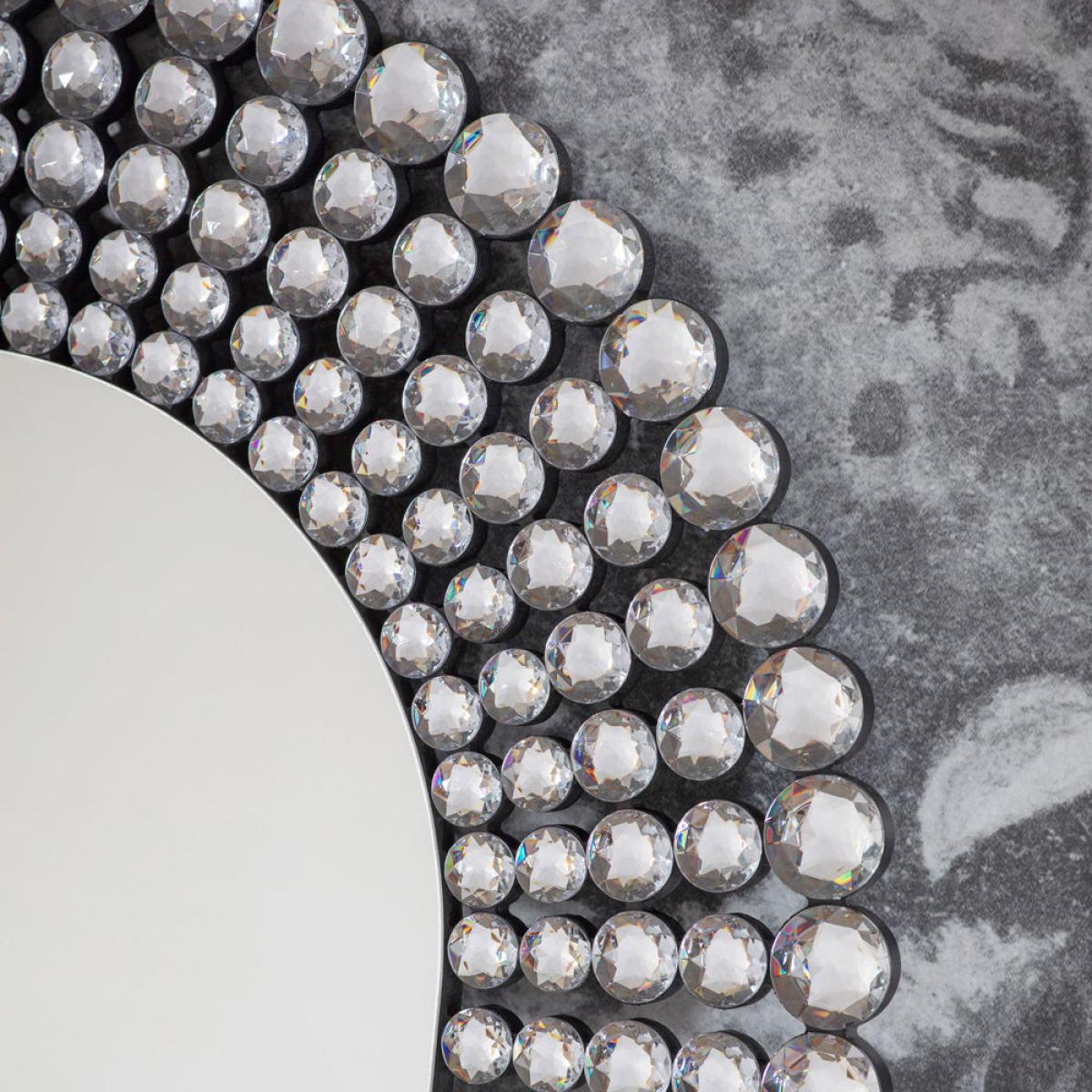Gallery Interiors Sharrington Mirror / Grey / Oval – image 6