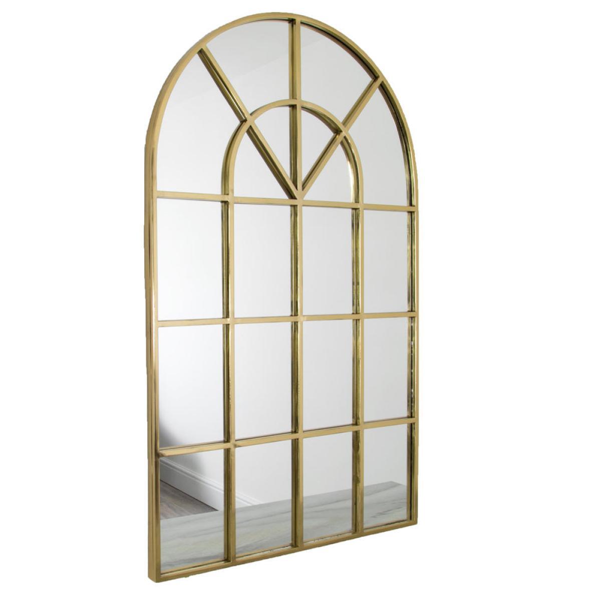Native Home Arched Wall Mirror Gold | Outlet – image 2