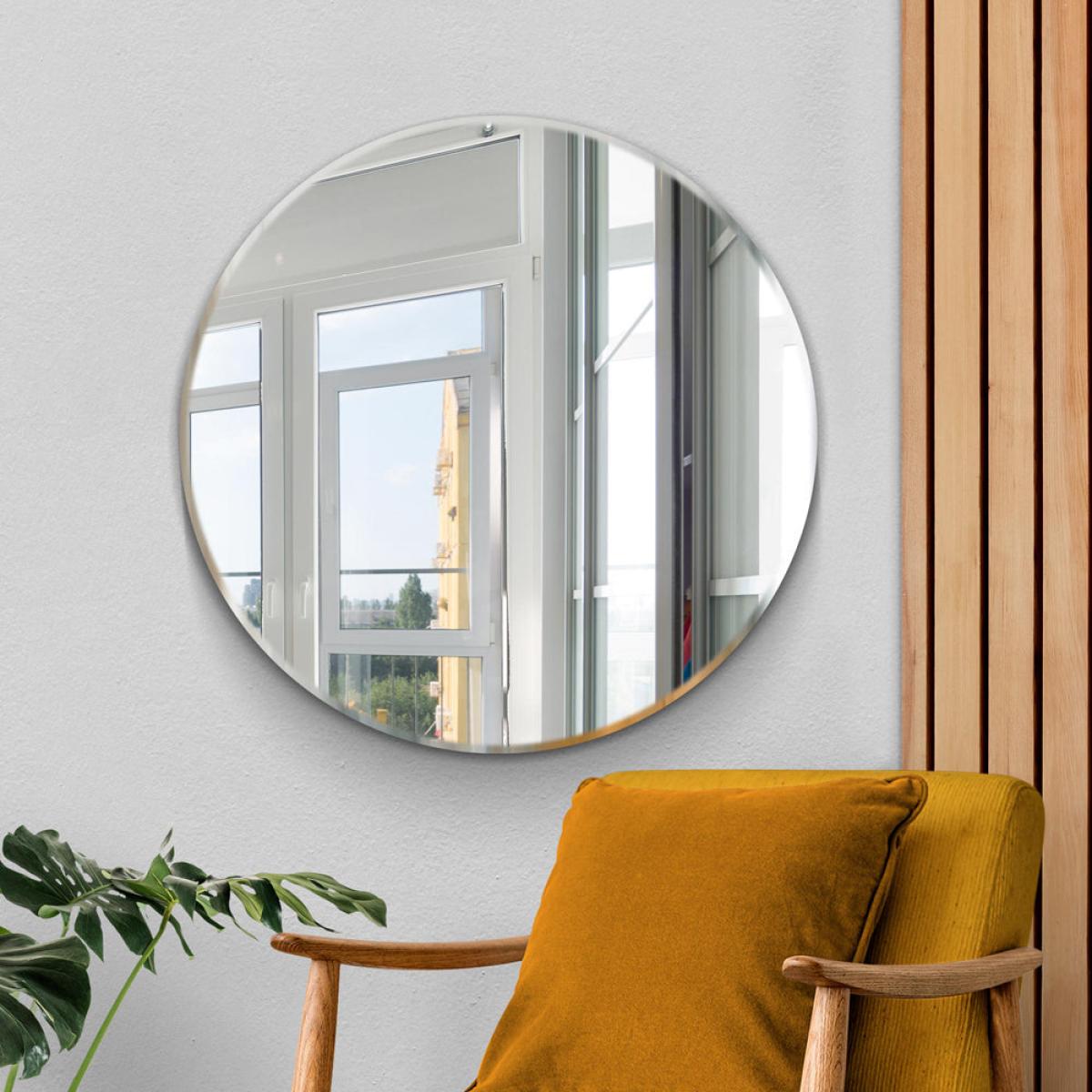 Olivia's Aston Bevelled Glass Round Mirror - 90 x 90cm – image 1