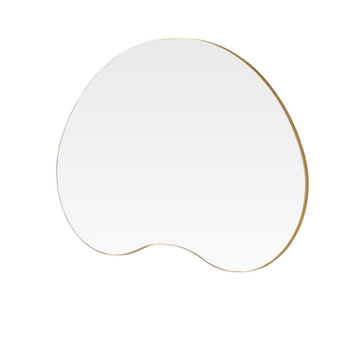 Olivia's Oman Pebble Wall Mirror in Gold – image 2