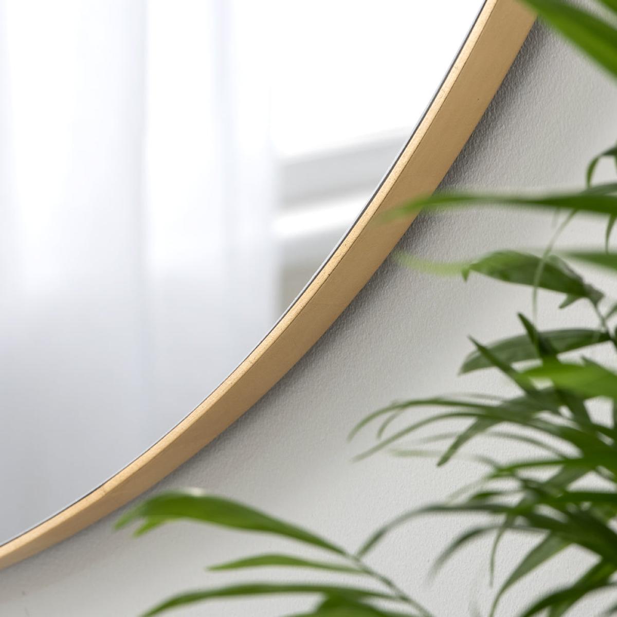 Olivia's Oman Pebble Wall Mirror in Gold – image 5