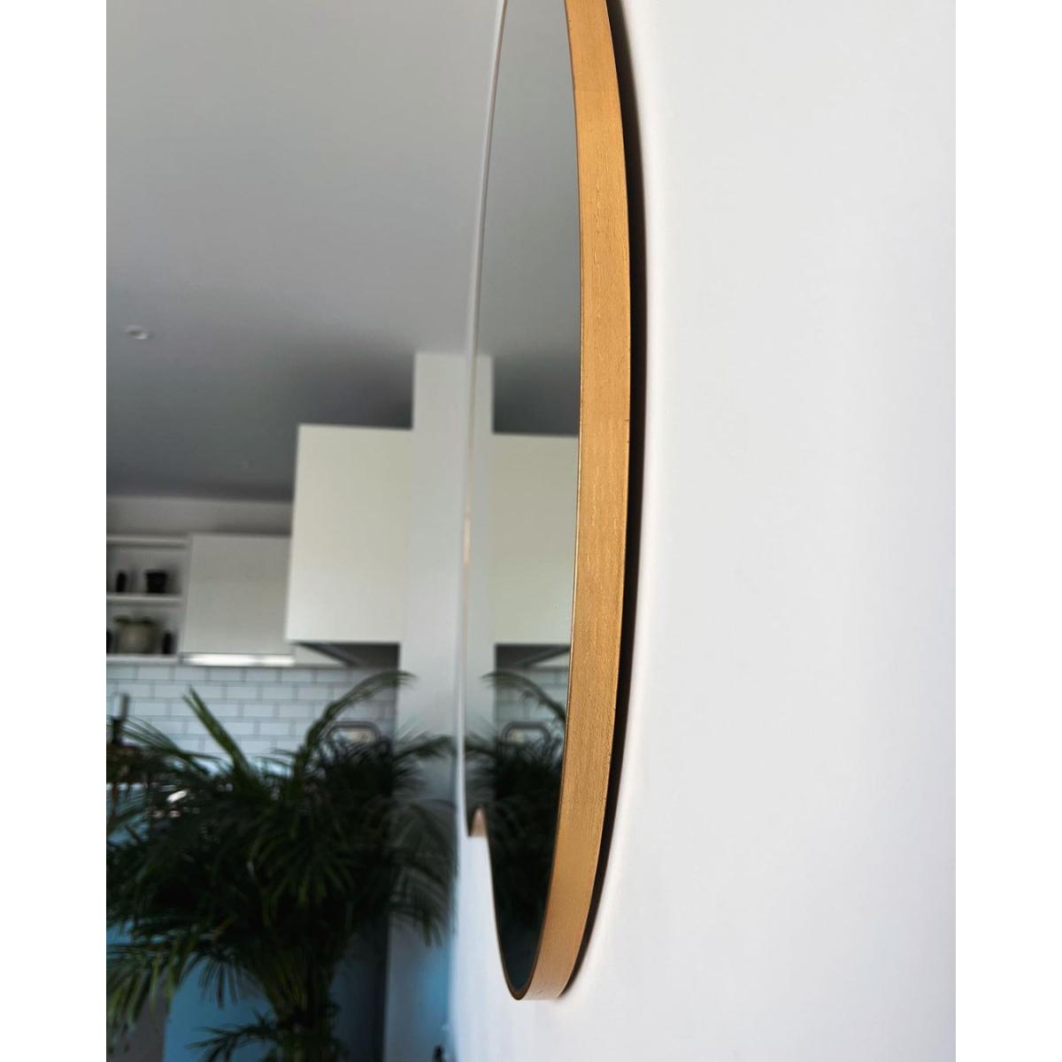 Olivia's Oman Pebble Wall Mirror in Gold – image 8