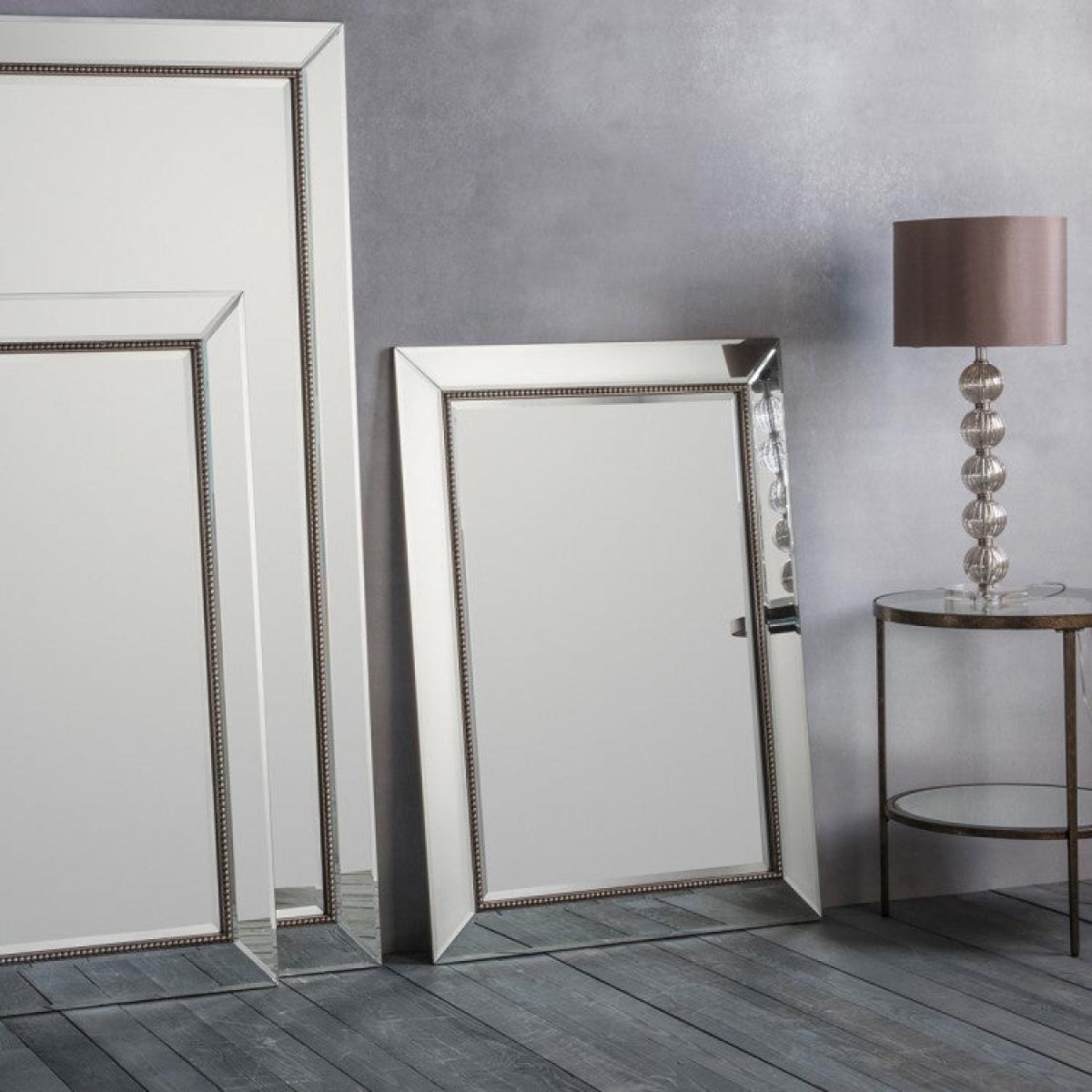 Gallery Direct Regent Mirror / Silver / Large – image 1