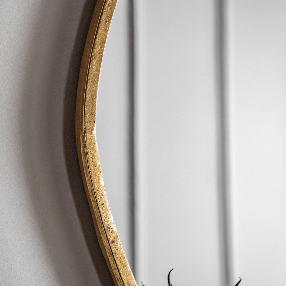 Gallery Interiors Chatterley Wall Mirror in Gold | Outlet / Small – image 5