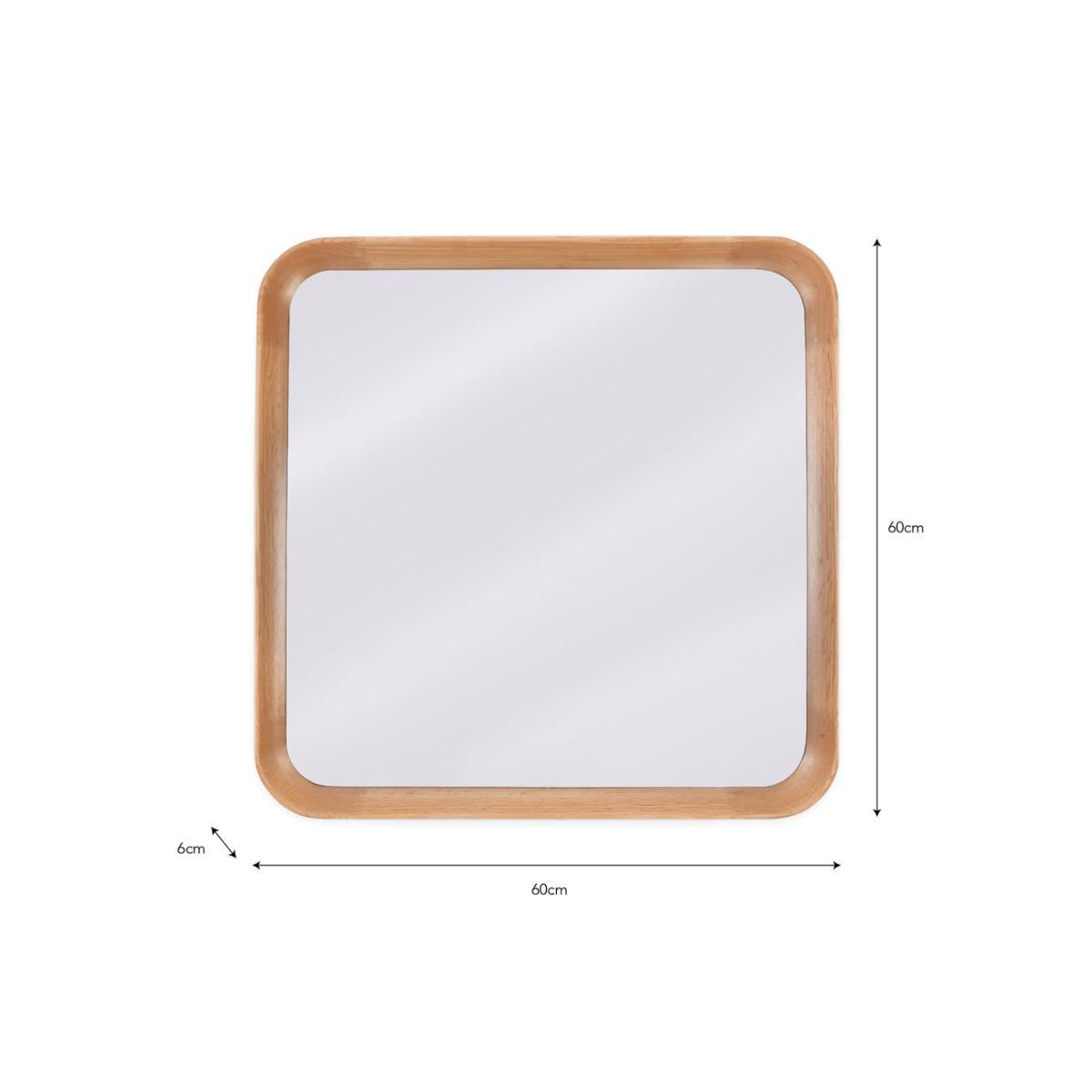 Garden Trading Hambledon Square Mirror Oak – image 5