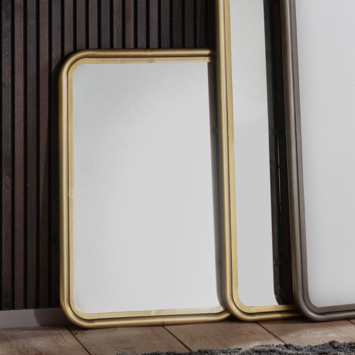 Gallery Direct Eindhoven Brass Wall Mirror | Outlet / Medium – image 2