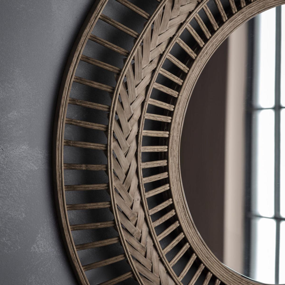 Gallery Interiors Zenica Grey Wall Mirror – image 3