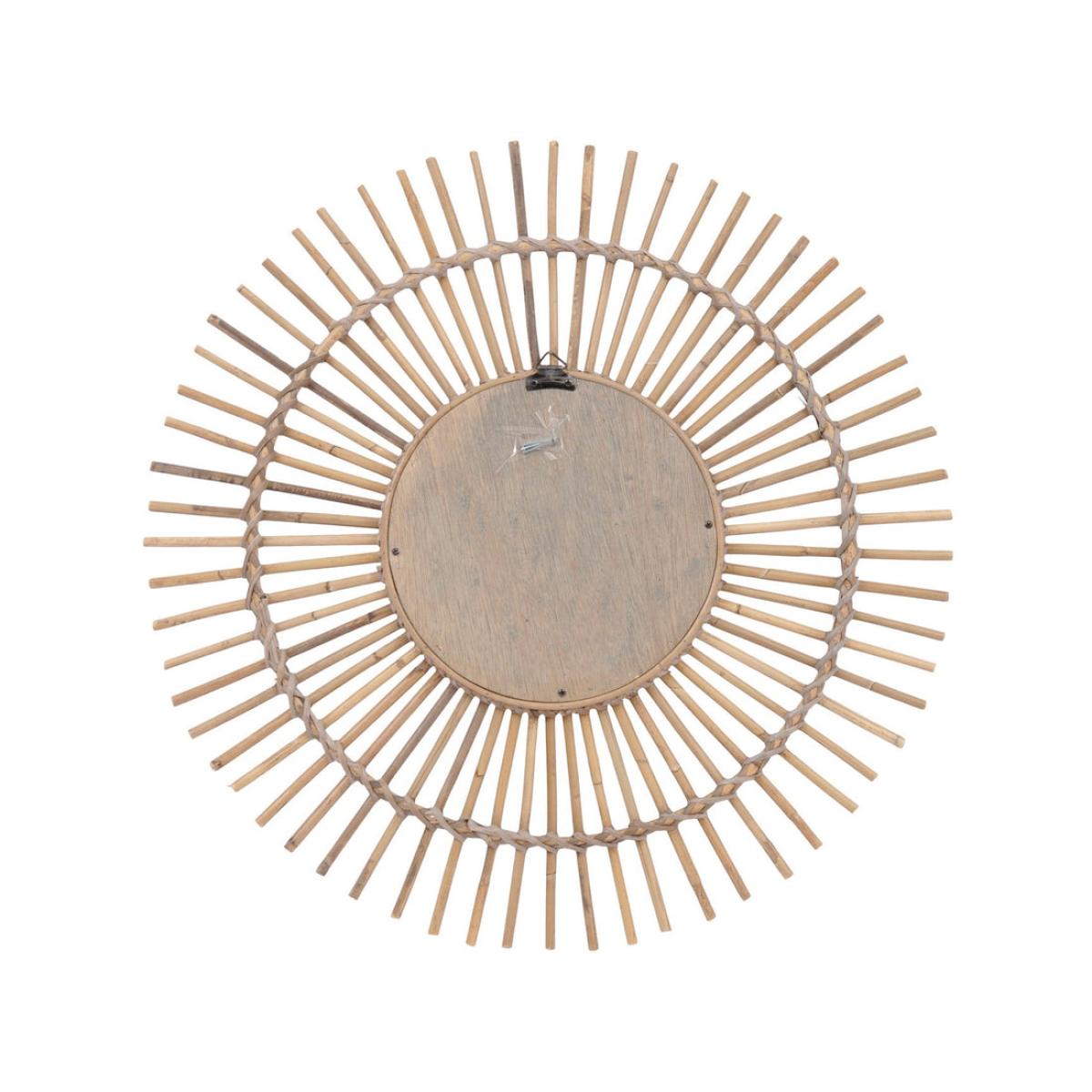 Libra Toba Large Spoke Mirror Rattan – image 6