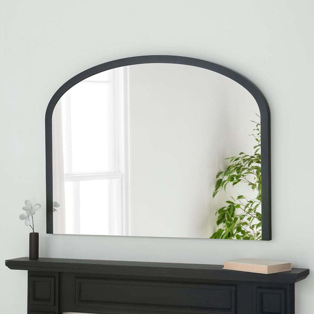 Olivia's Ember Mantle Wall Mirror in Black – image 2
