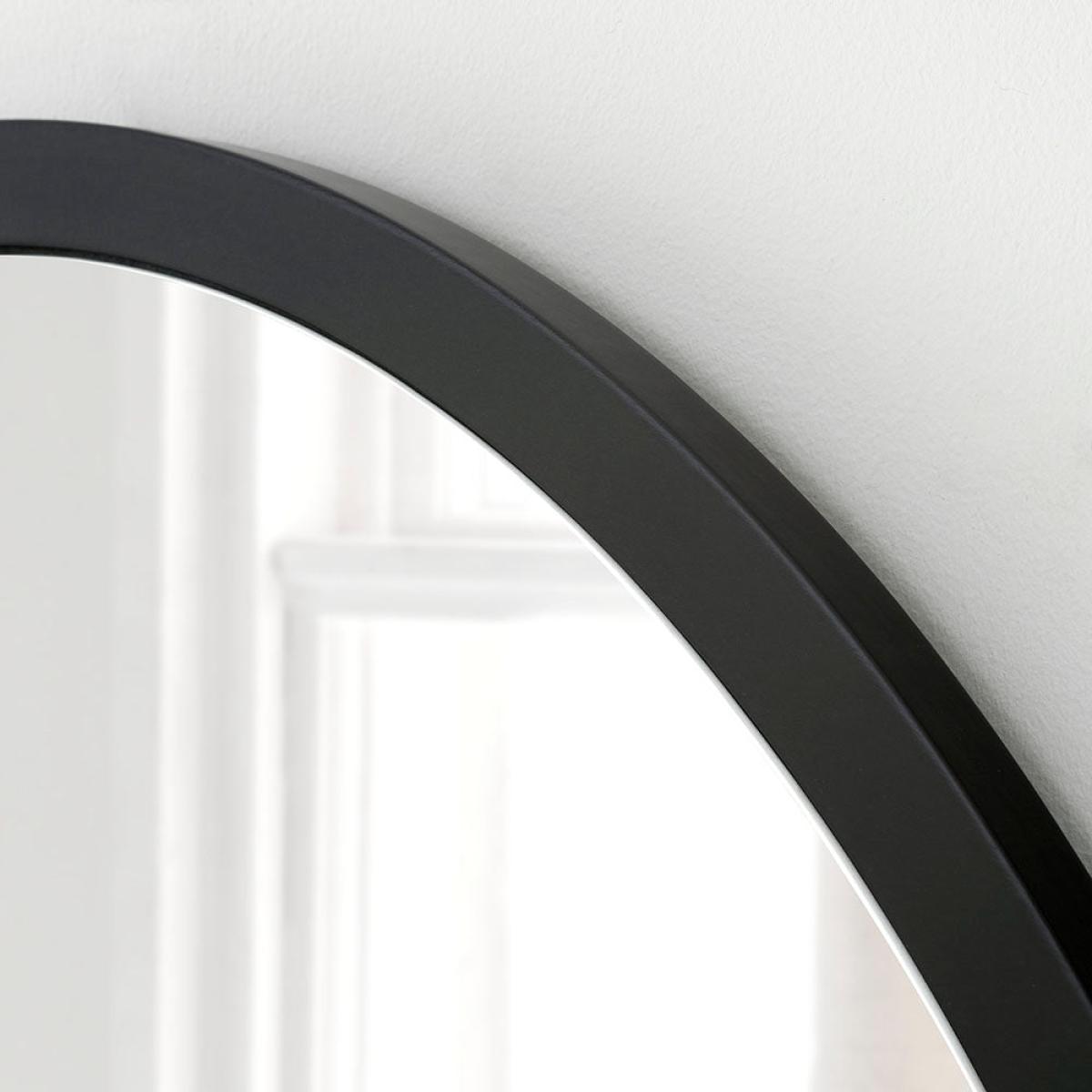 Olivia's Ember Mantle Wall Mirror in Black – image 3