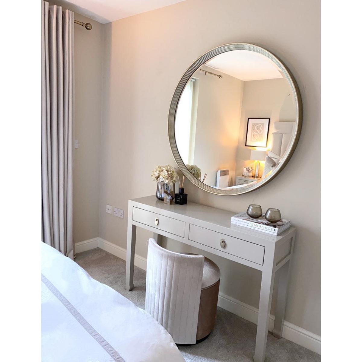 RV Astley Foyle, Antique Wall Mirror Silver – image 2