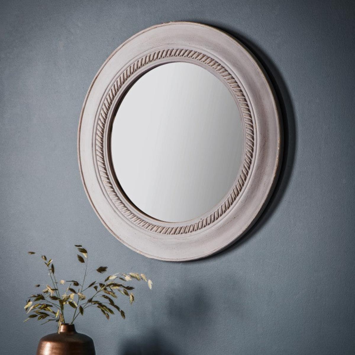 Gallery Direct Neeson Mirror / Distressed Grey – image 1