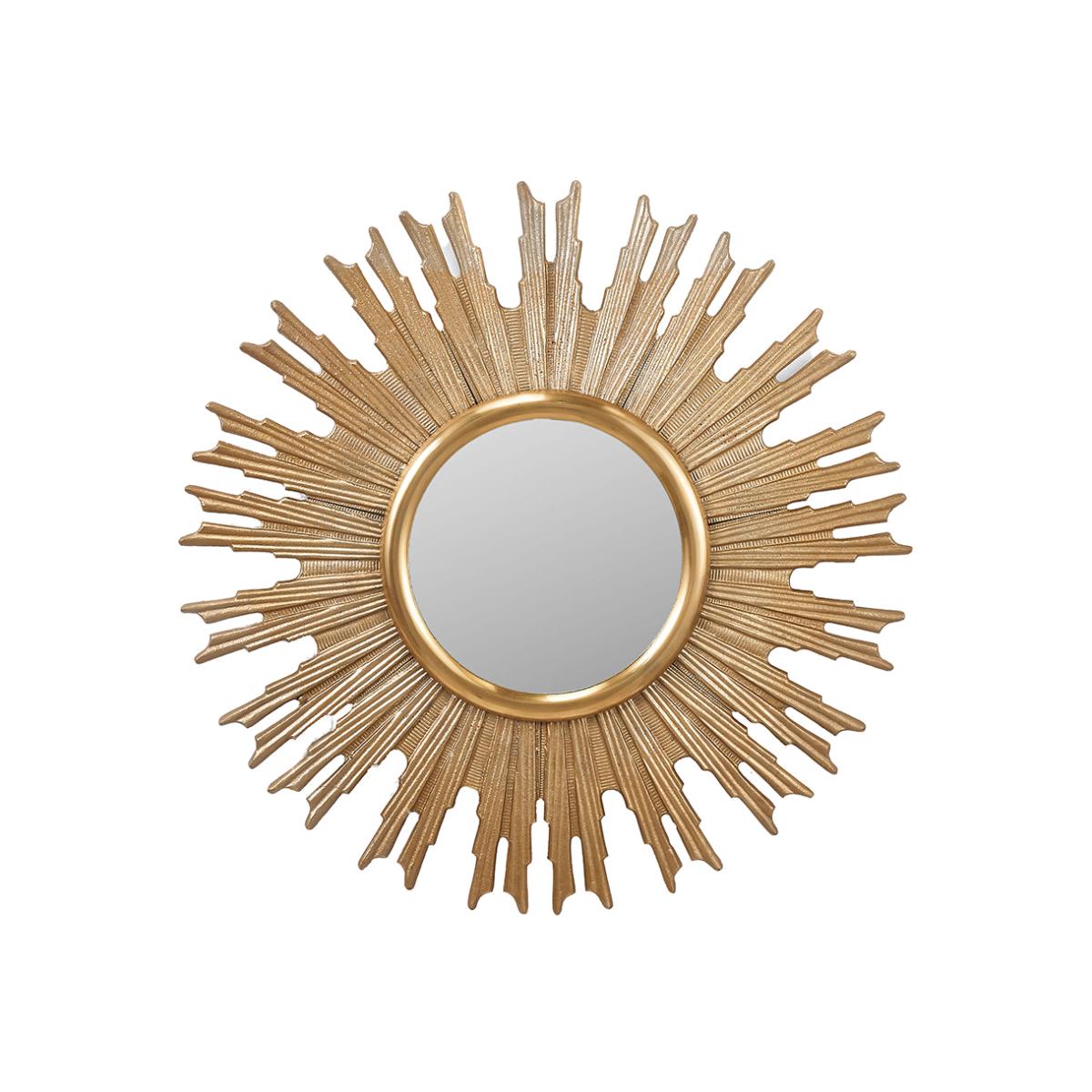 Olivia's Fleur Starburst Wall Mirror in Gold – image 1