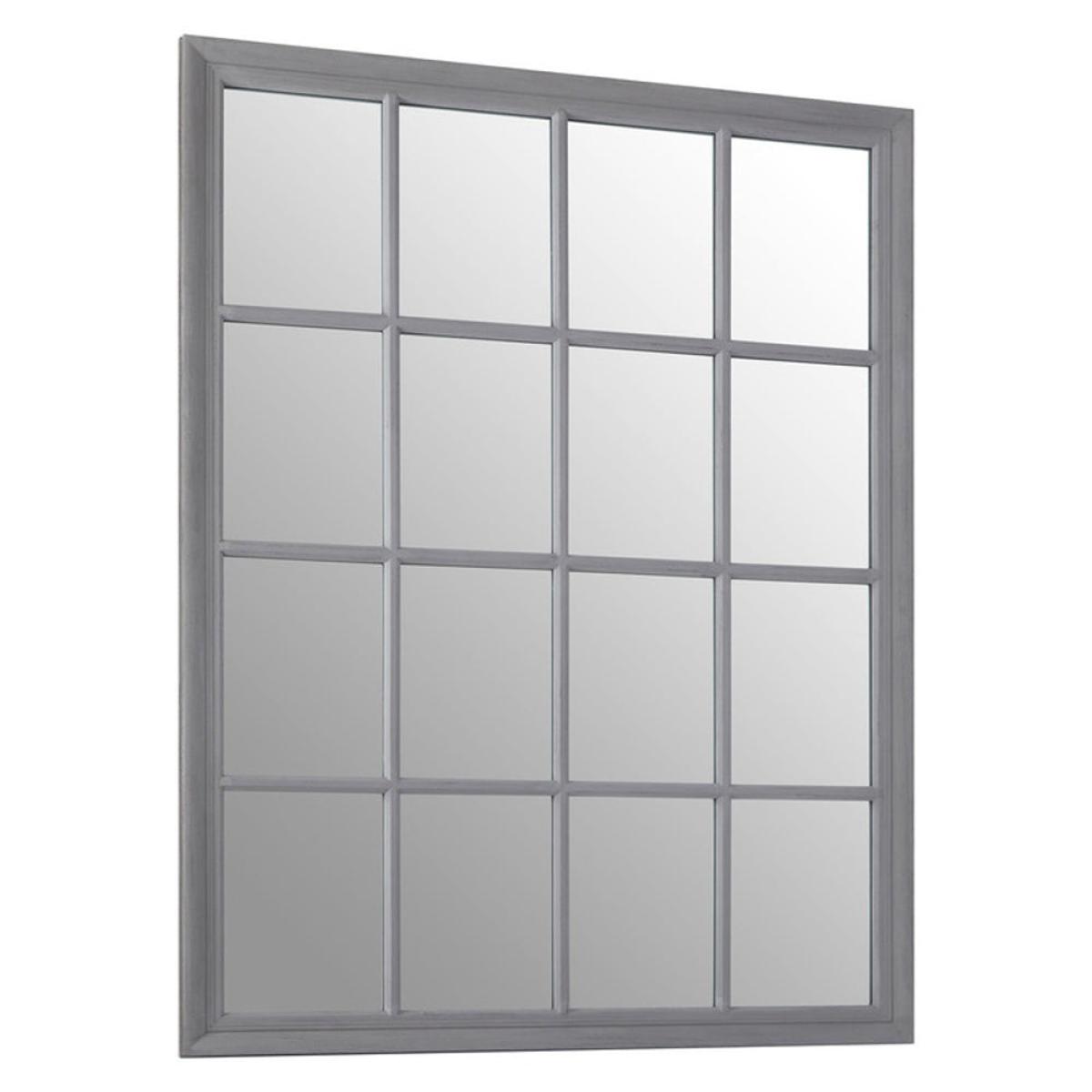 Olivia's Grey Panel Rectangular Mirror – image 2