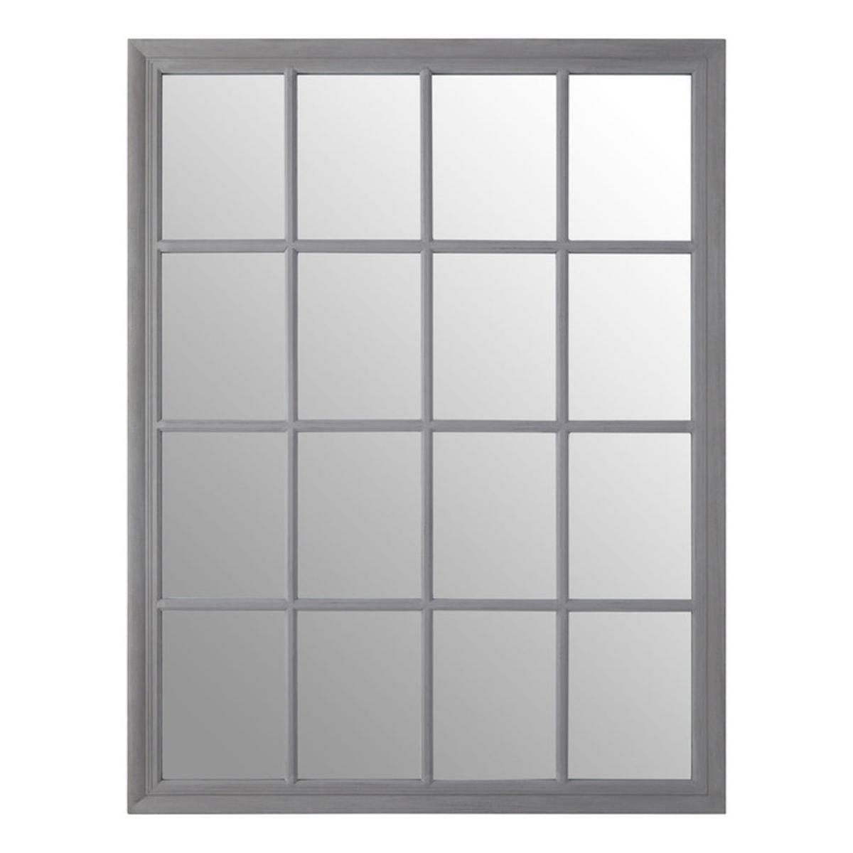 Olivia's Grey Panel Rectangular Mirror – image 6