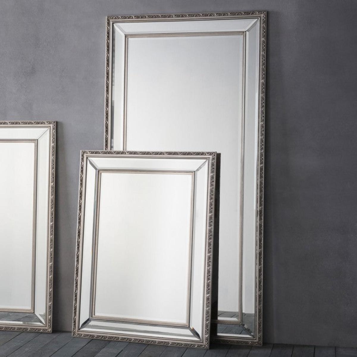 Gallery Direct Marlebone Mirror / Pewter / Small – image 3
