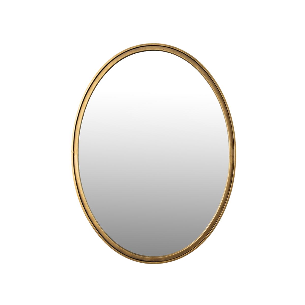 Olivia's Nordic Living Collection - Mo Oval Mirror in Antique Brass|Outlet – image 2