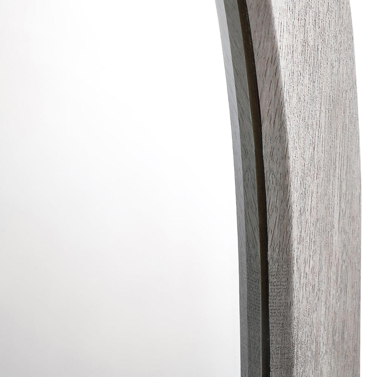 Olivia's Lesha Oak Vaneer Squoval Wall Mirror in Grey – image 7