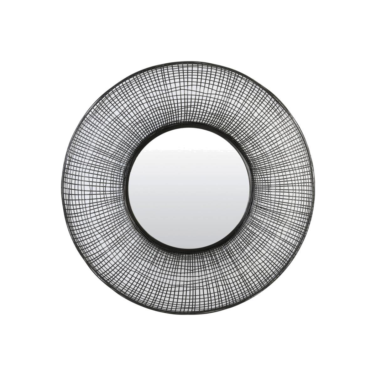 Light & Living Samat Wall Mirror Black / Small