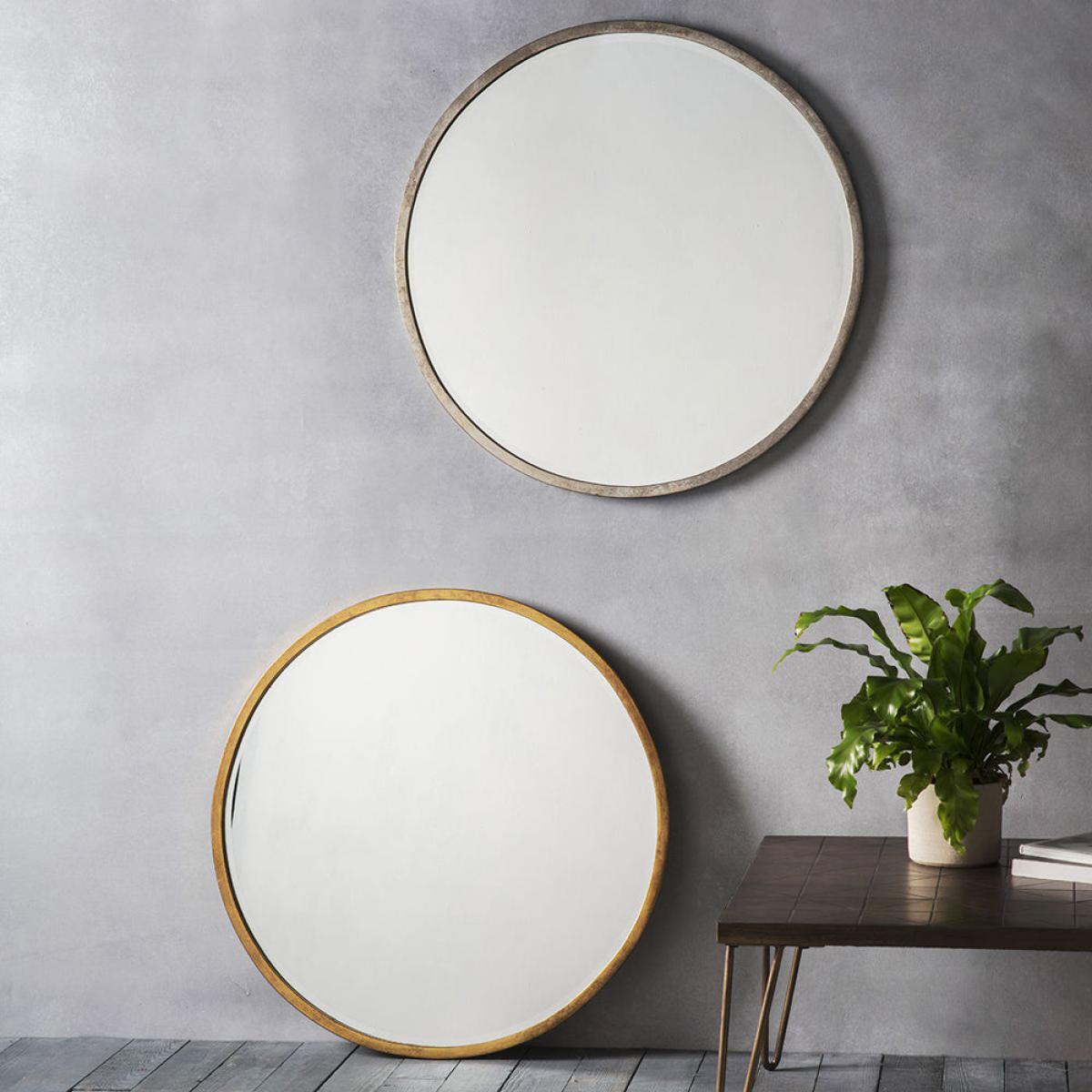 Gallery Interiors Higgins Mirror / Antique Gold / Large, Round – image 10