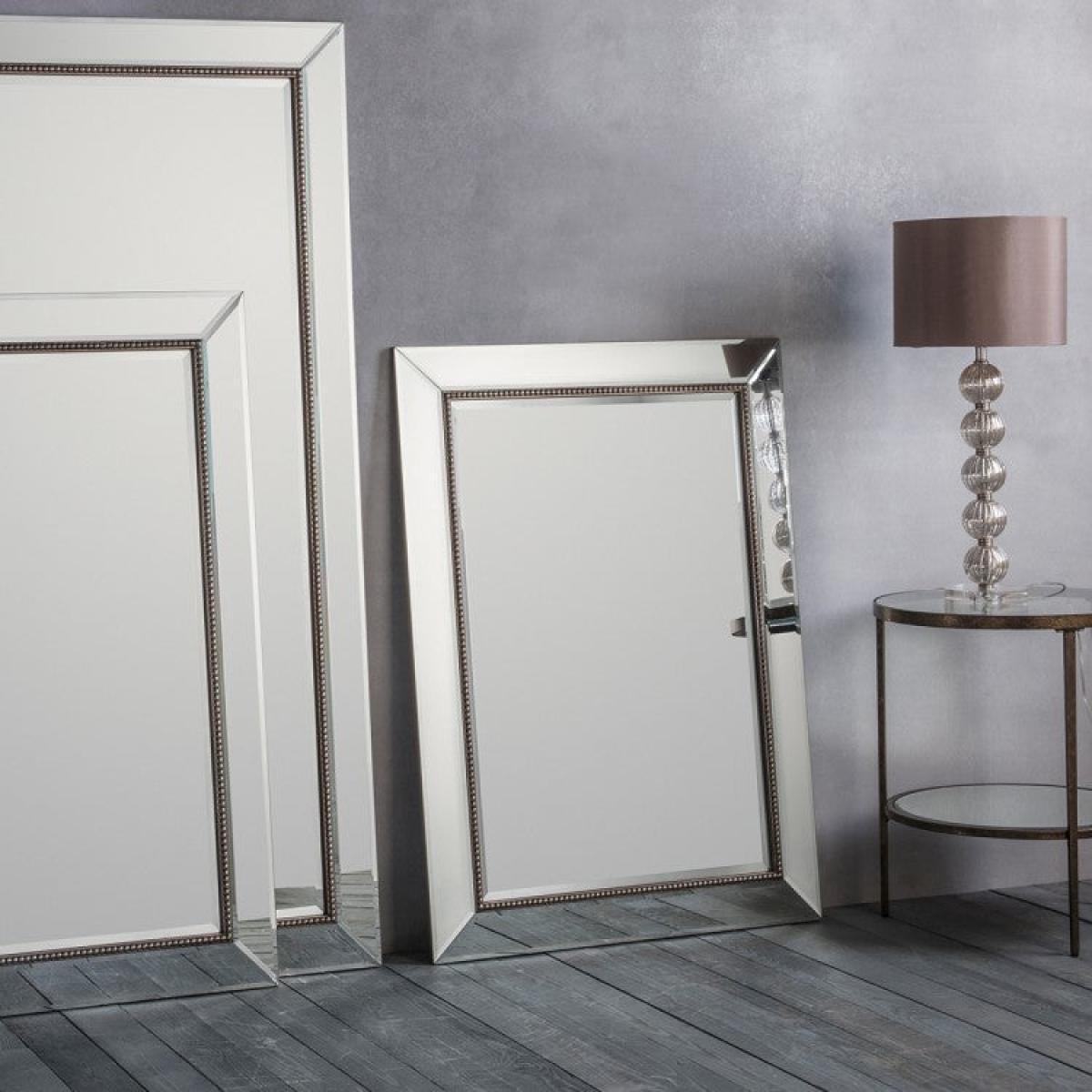 Gallery Direct Regent Mirror / Silver / Small – image 1