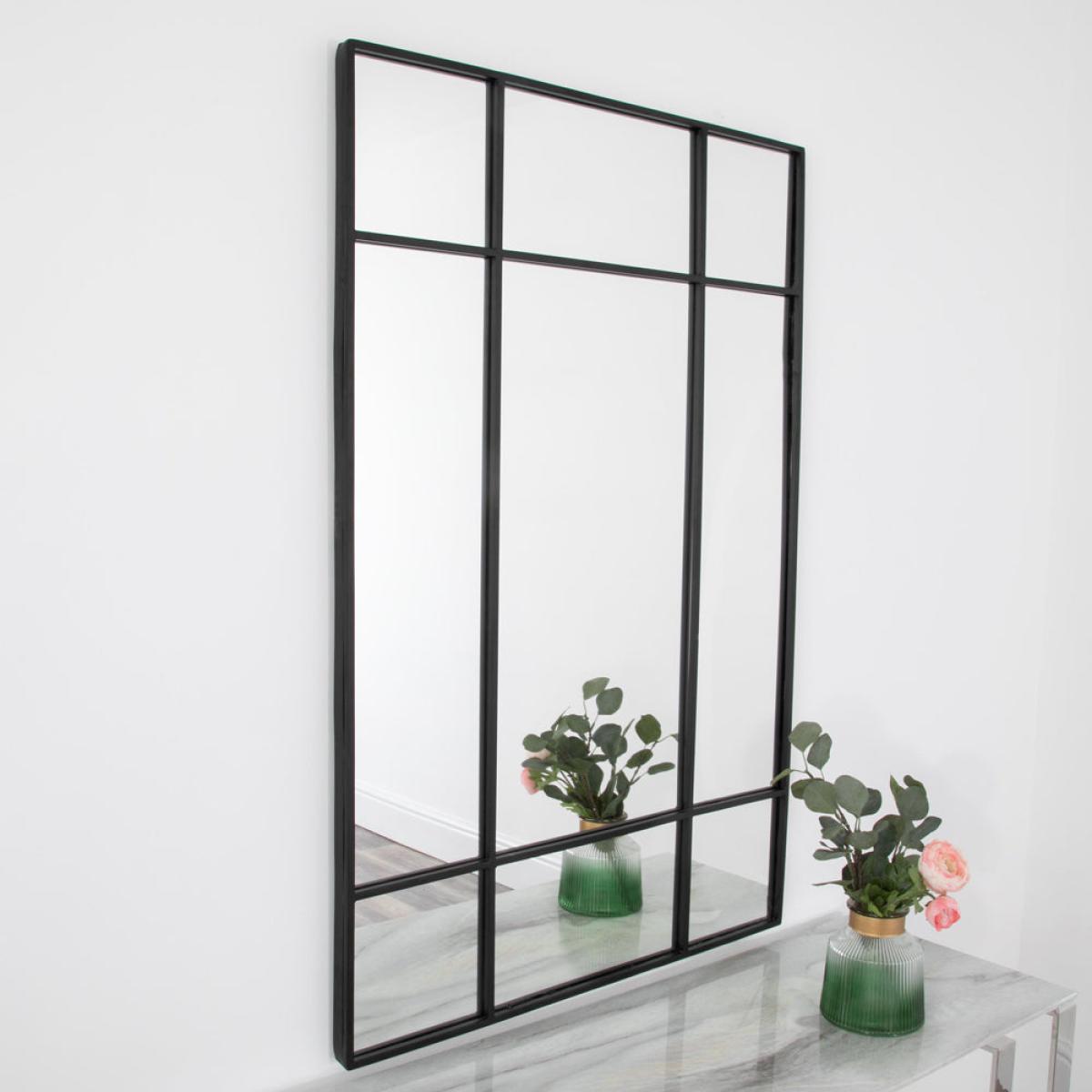 Native Home Modern Wall Mirror Black – image 2