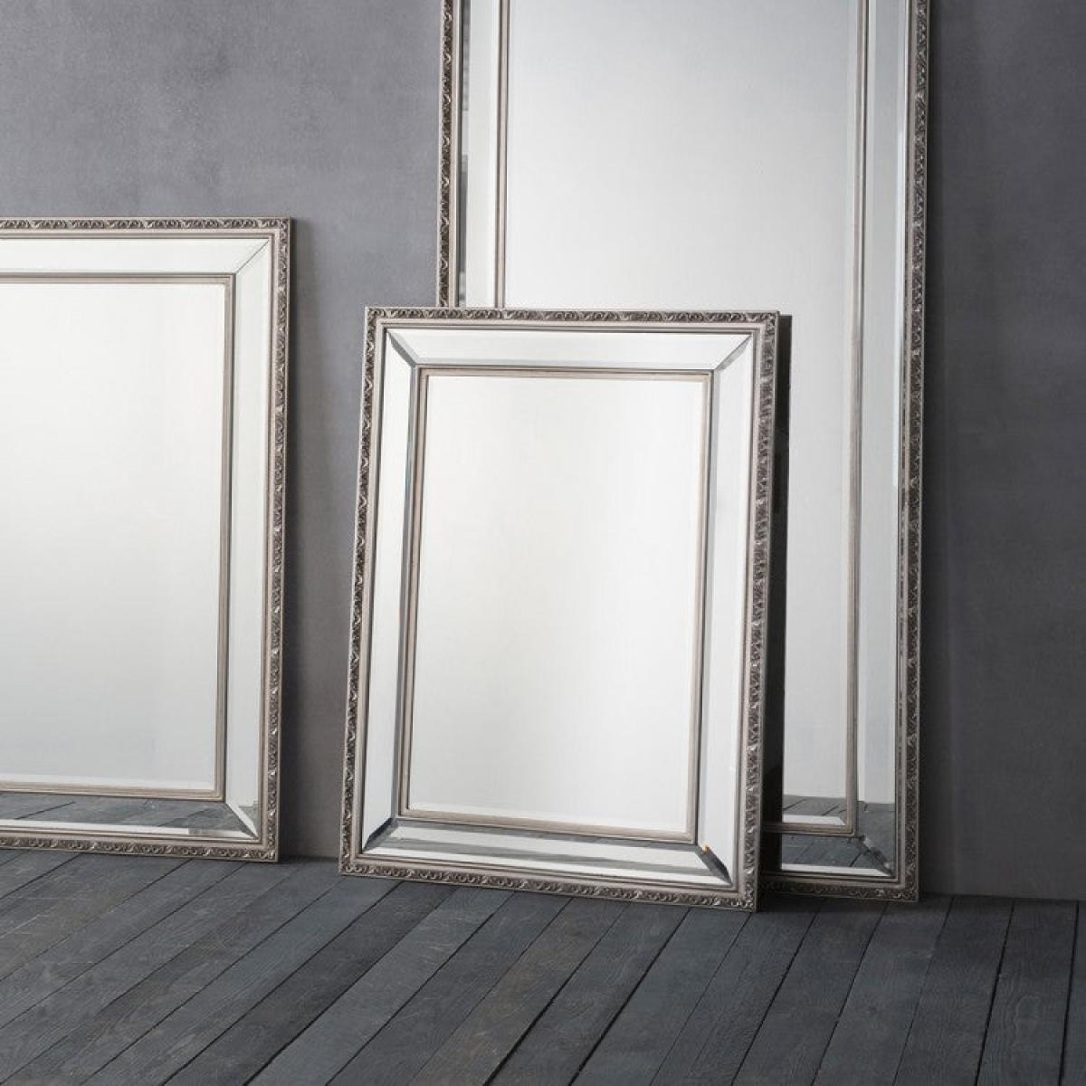 Gallery Direct Marlebone Mirror / Pewter / Medium – image 1