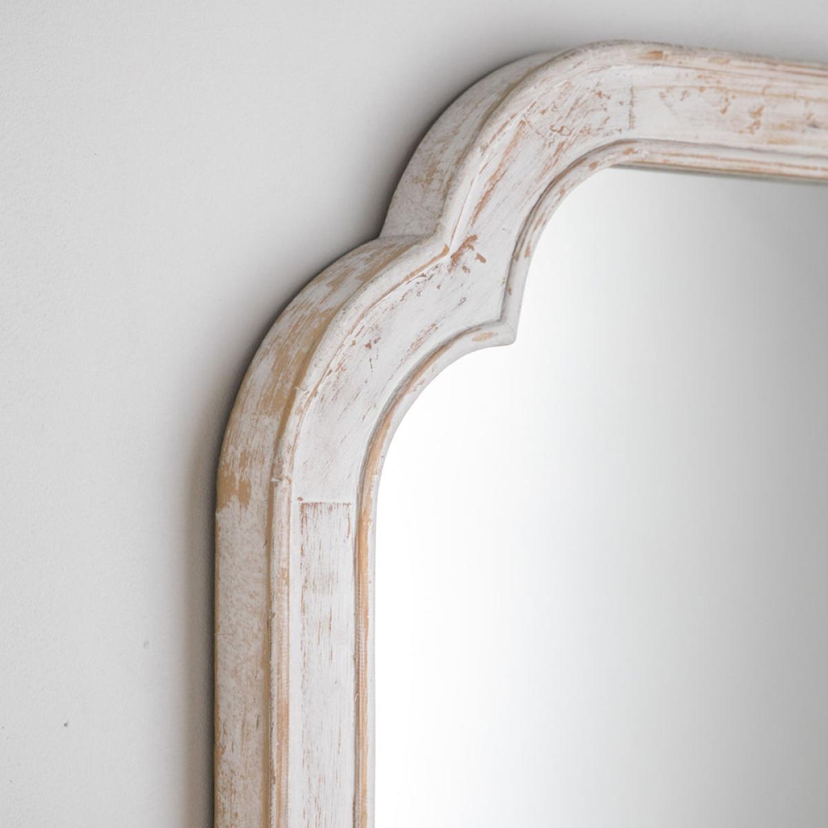 Gallery Interiors Zarina Wall Mirror Wood White – image 3
