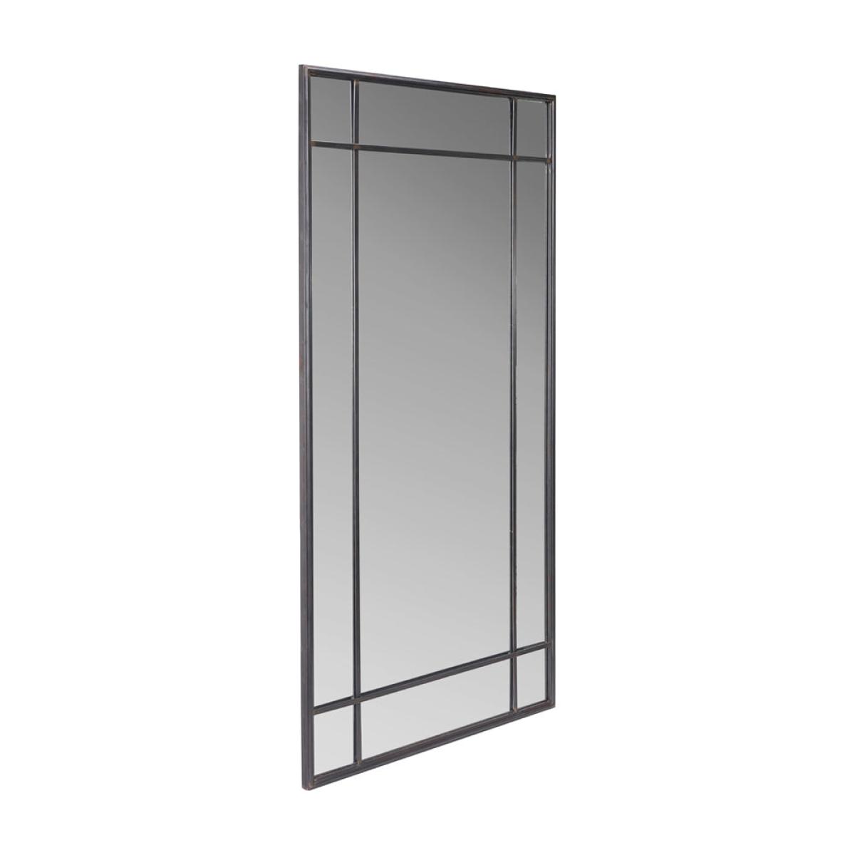 Olivia's Eliza Antiuqe Metal Rectangular Floor Mirror in Bronze – image 3