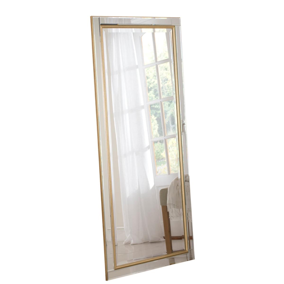 Olivia's Yao Leaner Mirror in Gold – image 2